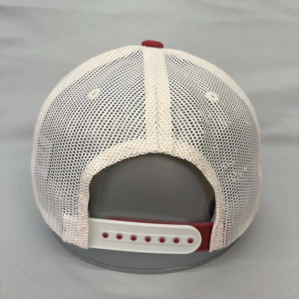 Zephyr Arkansas Razorbacks Trucker Hat Mens OSFA Red Grey Snapback Mesh Cap